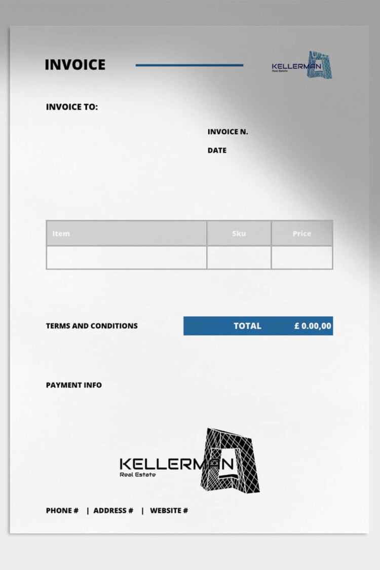 Kellerman invoice